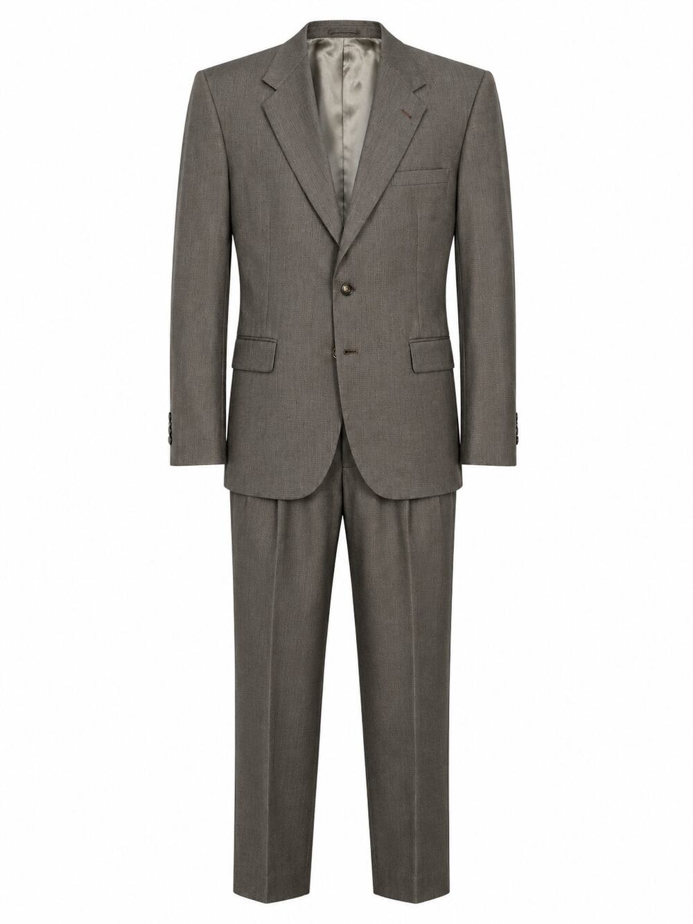 TownCraft Men's Brown Two Piece Suit 44R Jacket Matching Dress Pants